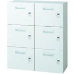 ■PLUS 648450)L6 ダブルバーチカル庫 L6-A105VD W4〔品番:L6A105VDW4〕【2115915:0】[送料別途見積り][法人・事業所限定][外直送][店頭受取不可]
