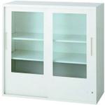 ■PLUS 648330)L6 引違いガラス保管庫 L6-90G-C W4〔品番:L690GCW4〕【2117189:0】[送料別途見積り][法人・事業所限定][外直送][店頭受取不可]