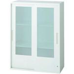 ■PLUS 648347)L6 引違いガラス保管庫 L6-E105G W4〔品番:L6E105GW4〕【2117949:0】[送料別途見積り][法人・事業所限定][外直送][店頭受取不可]