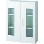 ■PLUS 648260)L6 ガラス両開き保管庫 L6-E105AG-C W4〔品番:L6E105AGCW4〕【2119401:0】[送料別途見積り][法人・事業所限定][外直送][店頭受取不可]｜ホームセンターバロー　店