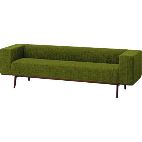 ■PLUS 41374)LS-EM 3人掛け肘付 LS-EM31AS GR/DBR〔品番:LSEM31ASGRDBR〕【2119708:0】[送料別途見積り][法人・事業所限定][外直送][店頭受取不可]