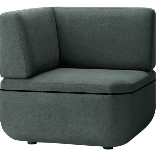 ■PLUS 51503)WFソファ コーナータイプ LS-WFS15S CDG〔品番:LSWFS15SCDG〕【2119760:0】[送料別途見積り][法人・事業所限定][外直送][店頭受取不可]