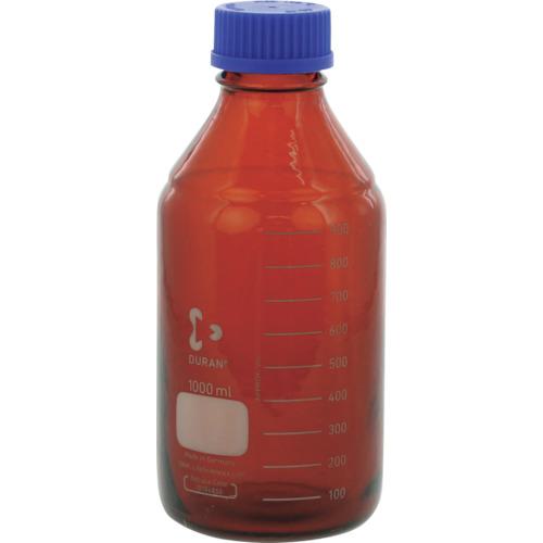■SIBATA ねじ口びん セーフティコート 茶褐色 青キャップ付 1L〔品番:0172901000A〕【2130440:0】[送料別途見積り][掲外取寄][店頭受取不可]