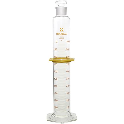 ■SIBATA 有栓メスシリンダー カスタムA 1000mL バンパー付〔品番:0265801000〕【2130449:0】[店頭受取不可]｜ホームセンターバロー　店 11,088円
