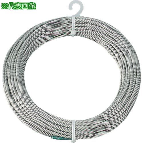 ■TRUSCO ステンレスワイヤロープ Φ6.0mmX10m〔品番:CWS6S10〕【2134861:0】[店頭受取不可]