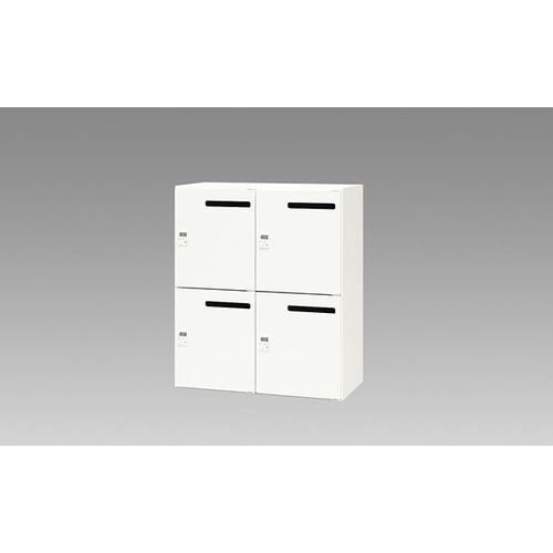 ■NAIKI パーソナルロッカー CW型 4人用 ホワイト ダイヤル錠 (メール投入口付)〔品番:CW0911PLMD4WW〕【2142402:0】[送料別途見積り][法人・事業所限定][外直送][店頭受取不可] 52,800円