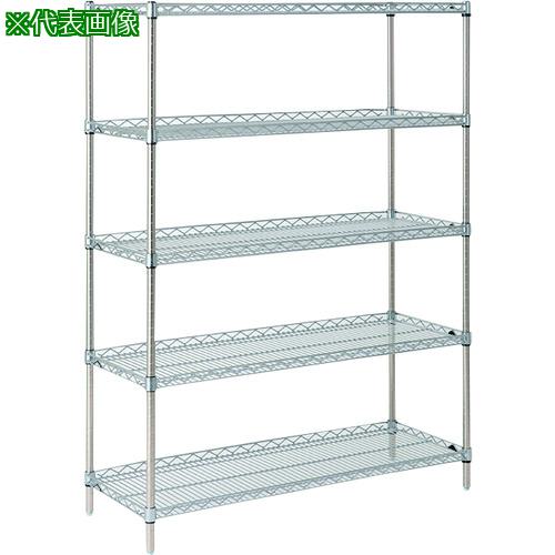 ■ERECTA スーパーシリーズ・サイドアップシェルフ MU610 間口758mm×奥行460mm×高さ1892mm DB付 5段〔品番:MU610P1900W5〕【2147306:0】[送料別途見積り][法人・事業所限定][外直送][店頭受取不可]