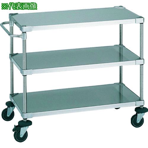 ■ERECTA ステンレスエレクターカート UTSカート 間口686mm&times;奥行461mm&times;高さ815mm 3段〔品番:NSUTS0S〕【2148436:0】[送料別途見積り][法人・事業所限定][外直送][店頭受取不可]｜ホームセンターバロー　店