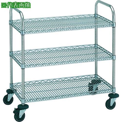■ERECTA サイドアップエレクターカート 万能カート 間口605mm&times;奥行460mm&times;高さ963mm 3段〔品番:NBKMUS〕【2148438:0】[送料別途見積り][法人・事業所限定][外直送][店頭受取不可]｜ホームセンターバロー　店