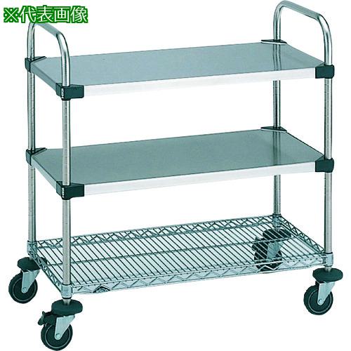 ■ERECTA スーパーエレクターカート UTTカート2型 間口759mm&times;奥行614mm&times;高さ1072mm 3段〔品番:NUTT32〕【2148460:0】[送料別途見積り][法人・事業所限定][外直送][店頭受取不可]｜ホームセンターバロー　店