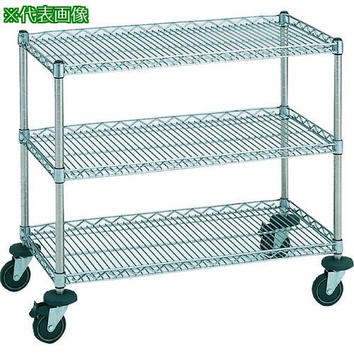 ■ERECTA サイドアップエレクターカート ミニカート 間口758mm×奥行460mm×高さ923mm 3段〔品番:NMCBU〕【2148973:0】[送料別途見積り][法人・事業所限定][外直送][店頭受取不可] 28,529円