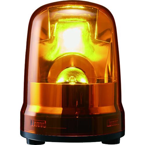 ■PATLITE 回転灯 Φ150 M2 ACプラグ Y〔品番:SKPM2Y〕【2160823:0】[店頭受取不可]