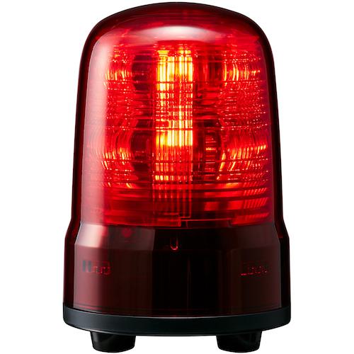 ■PATLITE モータレス回転灯 Φ80 M1 キャブ R〔品番:SF08M1JNR〕【2160865:0】[送料別途見積り][掲外取寄][店頭受取不可]