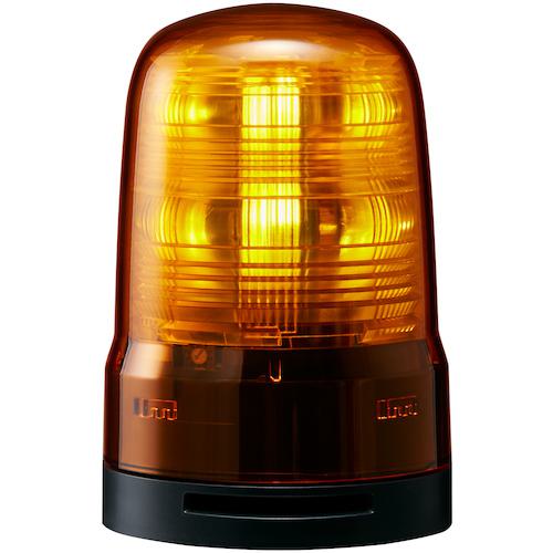 ■PATLITE モータレス回転灯 Φ80 M1 端子台 ブザー Y〔品番:SF08M1KTBY〕【2160872:0】[送料別途見積り][掲外取寄][店頭受取不可]｜ホームセンターバロー　店