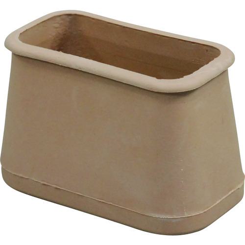 ■光 フェルト付フリーサイズ脚キャップバラ ベージュ 長角22&times;45~29&times;52mm《100個入》〔品番:BFF2952J〕【2162218&times;100:0】[送料別途見積り][掲外取寄][店頭受取不可]｜ホームセンターバロー　店