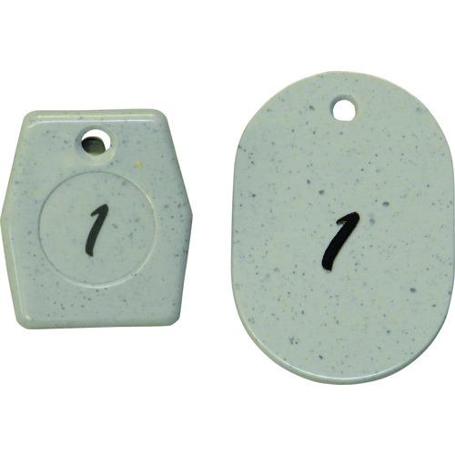 ■光 クロークチケット グレー 1~50〔品番:KF9702〕【2162227:0】[送料別途見積り][掲外取寄][店頭受取不可]｜ホームセンターバロー　店