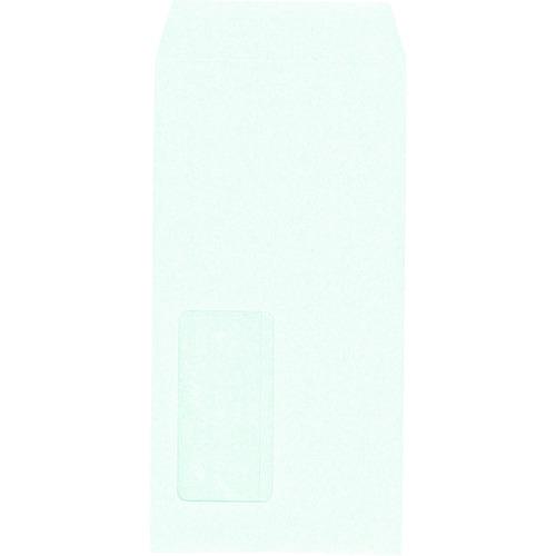 ■キングコーポ 長形3号 窓明封筒 No.8クイック付 Hiソフトブルー1000枚X1箱〔品番:075125〕【2162382:0】[法人・事業所限定][直送元][店頭受取不可]｜ホームセンターバロー　店