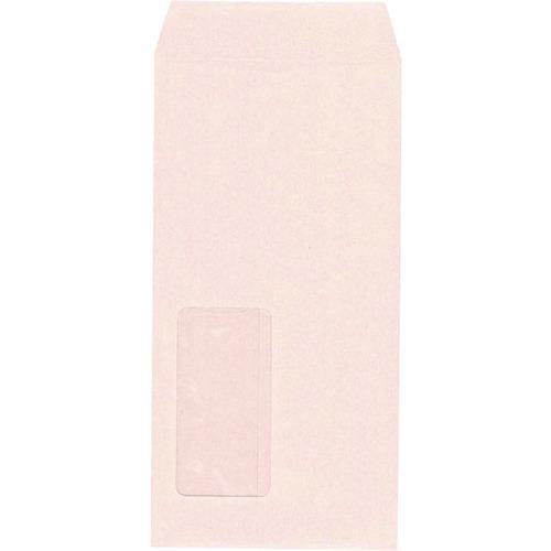 ■キングコーポ 長形3号 窓明封筒 No.13クイック付 Hiソフトピンク1000枚X1箱〔品番:075127〕【2162398:0】[法人・事業所限定][直送元][店頭受取不可]