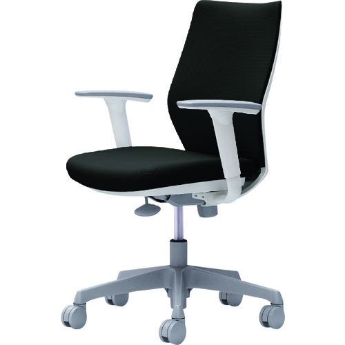 ■OKAMURA CG-M 可動肘 背パッド ハンガー無 ホワイトボディ ナイロンキャスター ブラック〔品番:CG97WRFM31〕【2165348:0】[送料別途見積り][法人・事業所限定][外直送][店頭受取不可]