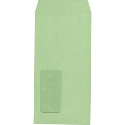 ■キングコーポ 長形3号 窓明封筒 No.14枠ナシ グレー1000枚X1箱〔品番:120114〕【2165628:0】[法人・事業所限定][直送元][店頭受取不可]
