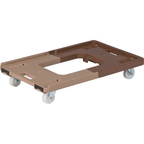 ■サンコー 折りたたみコンテナー用台車 802504 サンキャリーPF-2ブラウン/ブラウン〔品番:SK80250401BRBR〕【2170018:0】[送料別途見積り][法人・事業所限定][外直送][店頭受取不可]｜ホームセンターバロー　店