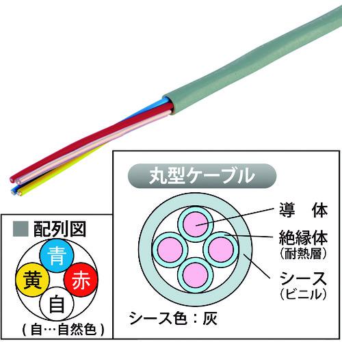 ■JAPPY 弱電回路用 耐熱電線〔品番:HP12X4CJP〕【2174594:0】[送料別途見積り][掲外取寄][店頭受取不可]