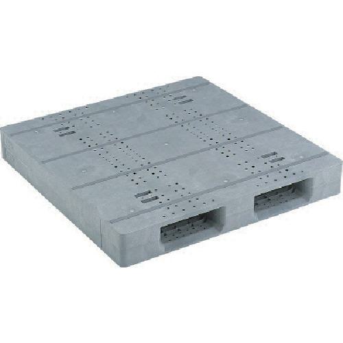 ■サンコー プラスチックパレット 812129 D2-1111F-4ライトグレー〔品番:SK81212901〕【2175483:0】[送料別途見積り][法人・事業所限定][外直送][店頭受取不可]｜ホームセンターバロー　店