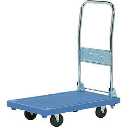 ■サンコー 樹脂製運搬車 803301 ハンドカーSS(折りたたみハンドルタイプ)ブルー〔品番:80330102〕【2175513:0】[送料別途見積り][法人・事業所限定][外直送][店頭受取不可]｜ホームセンターバロー　店