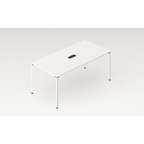 ■NAIKI ビティーミーティングテーブル〔品番:BTMP1875HWH〕【2175837:0】[送料別途見積り][法人・事業所限定][外直送][店頭受取不可]