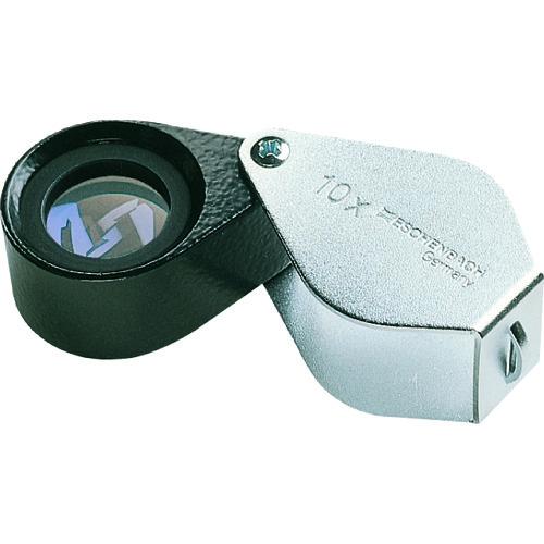 ■エッシェンバッハ 精密繰り出しルーペ 10倍〔品番:118410〕【2176899:0】[店頭受取不可]