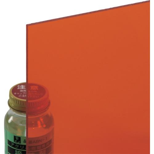 ■光 エンビ板 オレンジ透明2×1820×910mm〔品番:EB18929〕【2177733:0】[送料別途見積り][法人・事業所限定][外直送][店頭受取不可]