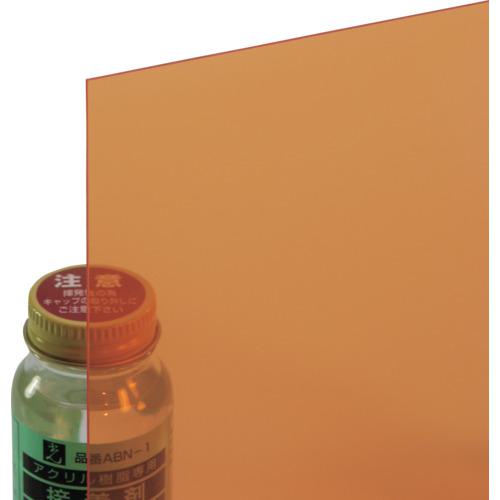 ■光 エンビ板オレンジ透明1×910×900mm〔品番:EB9919〕【2178007:0】[送料別途見積り][店頭受取不可]