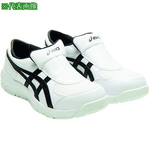 ■ASICS ウィンジョブCP211 SLIPーОN ホワイト×ブラック 22.5CM〔品番:1273A031.10022.5〕【2178569:0】[店頭受取不可]