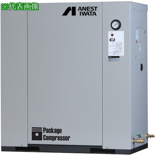 ■アネスト岩田 給油式レシプロパッケージコンプレッサ 3.7KW 60Hz〔品番:ASCB26〕【2180884:0】[法人・事業所限定][外直送元][店頭受取不可] 236,412円