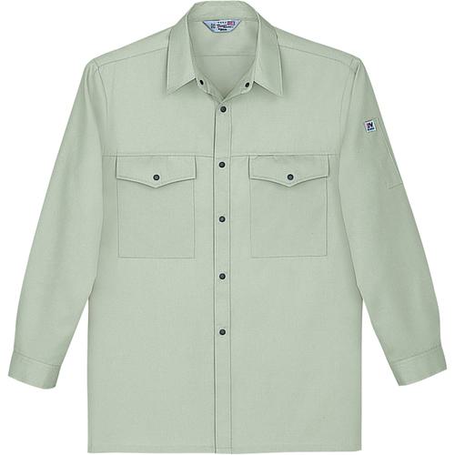 ■自重堂 長袖シャツ アースグリーン 4L〔品番:17650394L〕【2192651:0】[送料別途見積り][掲外取寄][店頭受取不可] 7,123円