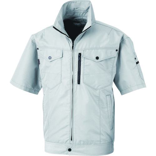 ■bigborn 空調風神服 半袖ジャケットシルバー6Lサイズ〔品番:BK6078S66L〕【2199755:0】[送料別途見積り][店頭受取不可]