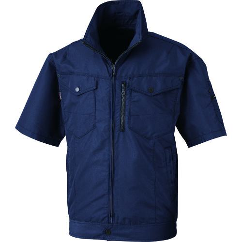 ■bigborn 空調風神服 半袖ジャケットネイビー6Lサイズ〔品番:BK6078S556L〕【2199764:0】[送料別途見積り][店頭受取不可]