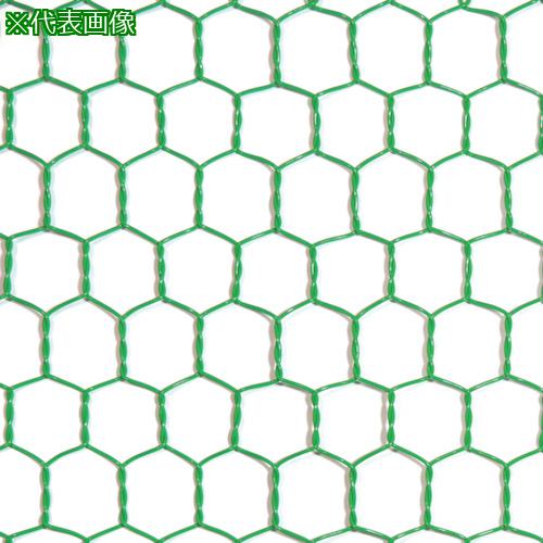 ■DAIDOHANT ビニール 亀甲金網 線径0.85x目16mm 幅1200mm x 長さ30M巻〔品番:10160278〕【2236397:0】[送料別途見積り][掲外取寄][店頭受取不可]