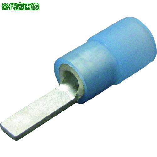 ■ニチフ 絶縁被覆付圧着端子(BT形) ブレード形(100PCS)《10箱入》〔品番:TMENBT218BCL〕【2241212×10:0】[送料別途見積り][掲外取寄][店頭受取不可]