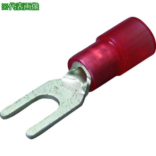 ■ニチフ 絶縁被覆付圧着端子(Y形) 先開形(100PCS)《10箱入》〔品番:TMEN1.25Y3.5RCL〕【2241229×10:0】[送料別途見積り][掲外取寄][店頭受取不可]