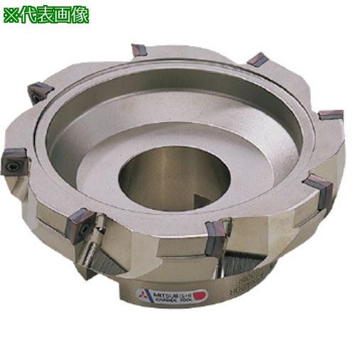 ■三菱 ASX400形 汎用肩削り アーバタイプ正面フライス 右勝手〔品番:ASX400R08004C〕【2256436:0】[店頭受取不可]