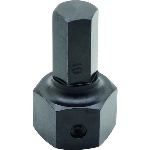 ■ASH 打撃六角棒スパナ19mm交換用ビット〔品番:DAT1900〕【2259951:0】[送料別途見積り][掲外取寄][店頭受取不可]