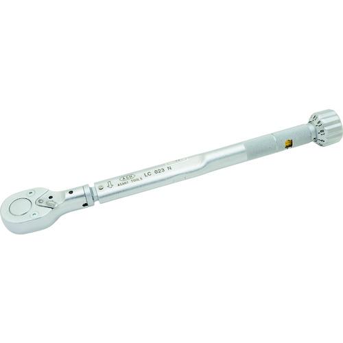 ■ASH ラチェットヘッド付トルクレンチ5-25N.M〔品番:LCQ023N〕【2259953:0】[店頭受取不可]