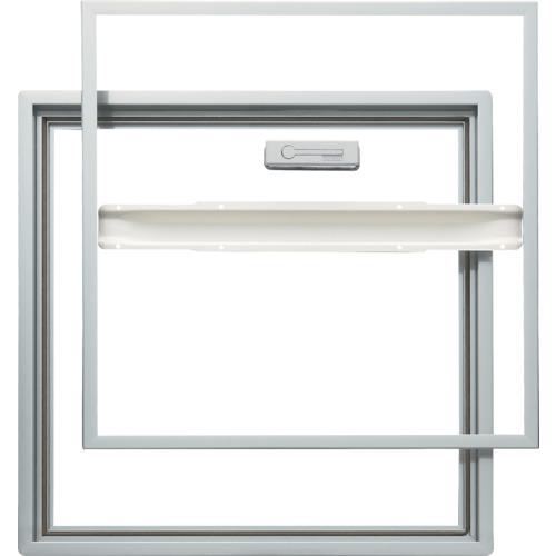 ■DAIKEN ホーム床点検口 錠付き 600×600 気密タイプ 15mmフロア用 シルバー〔品番:SHW360K〕【2262180:0】[送料別途見積り][法人・事業所限定][外直送][店頭受取不可]