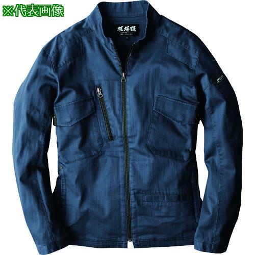 ■XEBEC 長袖ブルゾン2234-17-5L アイアンブルー〔品番:2234175L〕【2280290:0】[送料別途見積り][掲外取寄][店頭受取不可]