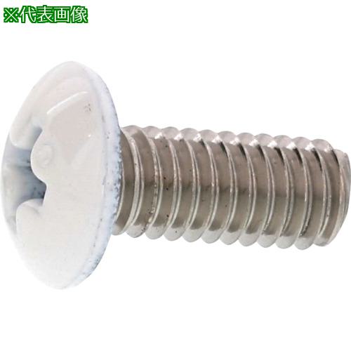 ■SUNCO 頭部ホワイトステン(+)トラス小ネジD8 小頭 4×16 (1000本入)〔品番:0002000800400160A0〕【2296000:0】[送料別途見積り][掲外取寄][店頭受取不可]