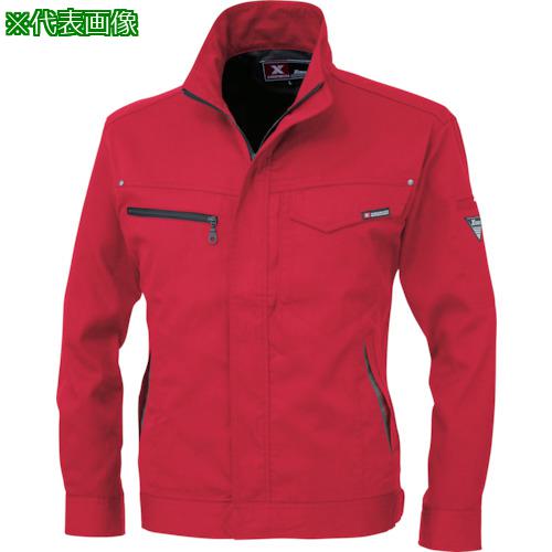 ■XEBEC 長袖ブルゾン1634-71-4L レッド〔品番:1634714L〕【2301400:0】[送料別途見積り][掲外取寄][店頭受取不可]