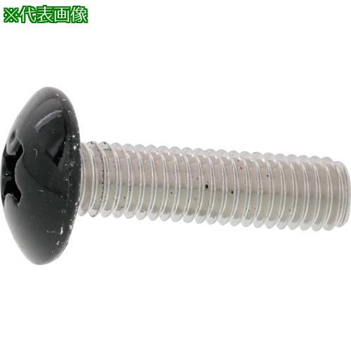 ■SUNCO 頭部ブラックステン(+)トラス小ネジ 4×12 (1000本入)〔品番:0002000300400120B0〕【2303766:0】[送料別途見積り][掲外取寄][店頭受取不可]