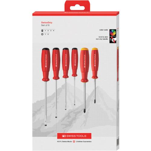 ■PBスイスツールズ スイスグリップ・ドライバーセット(BOX)〔品番:8560CBB〕【2309345:0】[店頭受取不可]｜ホームセンターバロー　店