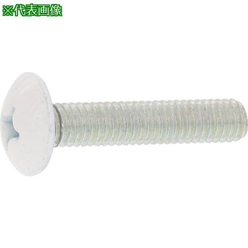 ■SUNCO 頭部ホワイト(+)トラス小ネジユニクロ 4×10 (1200本入)〔品番:0000000300400100A1〕【2310292:0】[送料別途見積り][掲外取寄][店頭受取不可]
